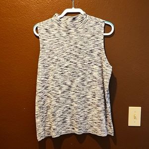 Nine West Sleeveless Mock Turtleneck